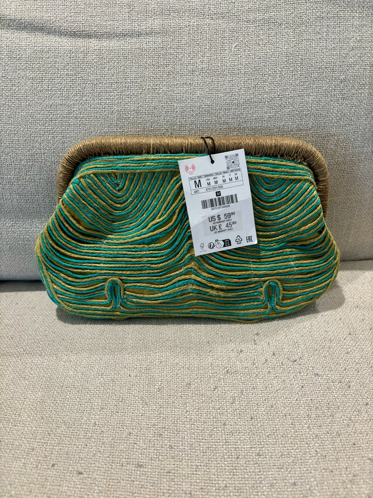 Zara clutch- New with tags